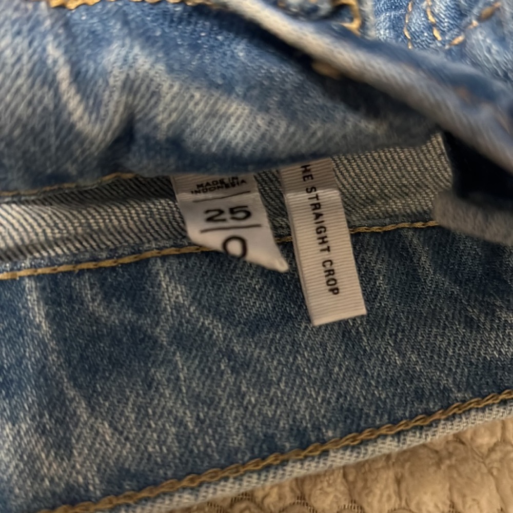 LOFT Straight Crop Ripped Jeans - Picture 3 of 6